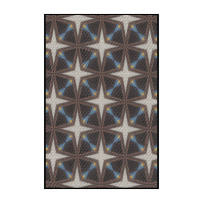 Tapis décoratif brune Saltz