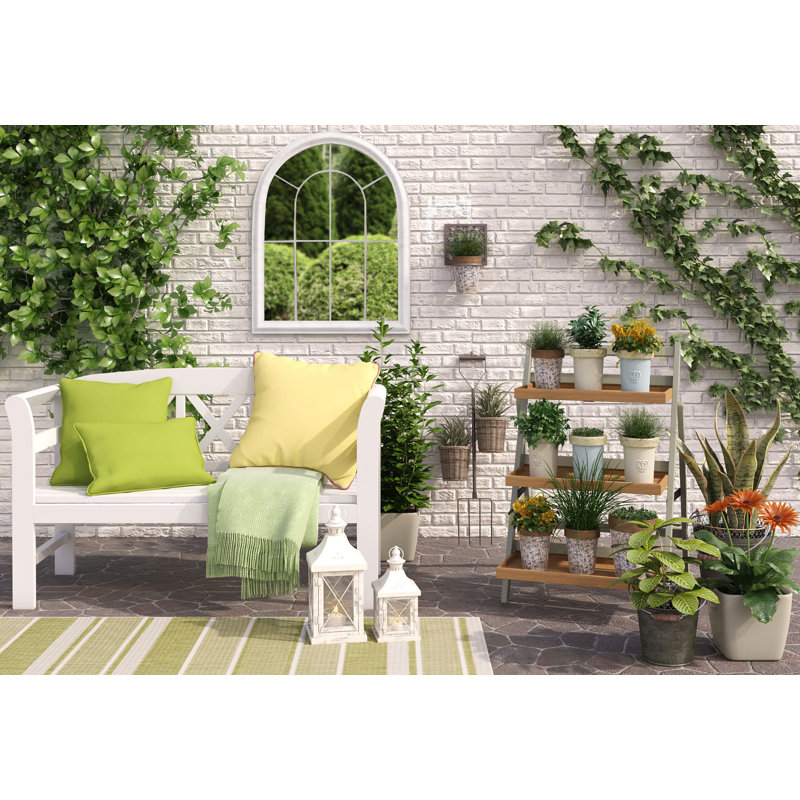 Lillie Weather Resistant Plant Stand, Teak