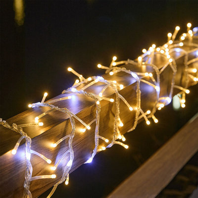 LED Firecracker Light Strings for Outdoor Lighting Rail Decoration Building Enhancement with Flowing Christmas Decor Gifts