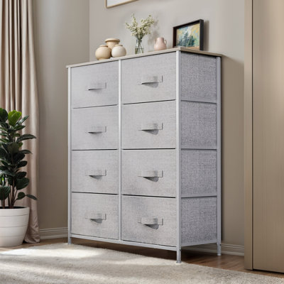 Binu 8 Drawer 33.7" W Double Dresser