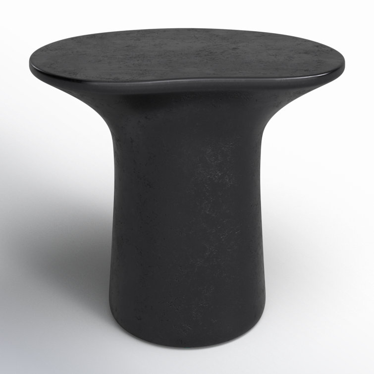 Paisely 23.5'' Concrete Outdoor Side Table