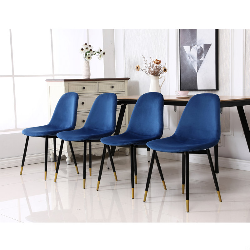 Fabric Dining Chairs, Set Of 4