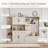 Hall Tree with storage and 4 hooks, storage cabinet-1987364900