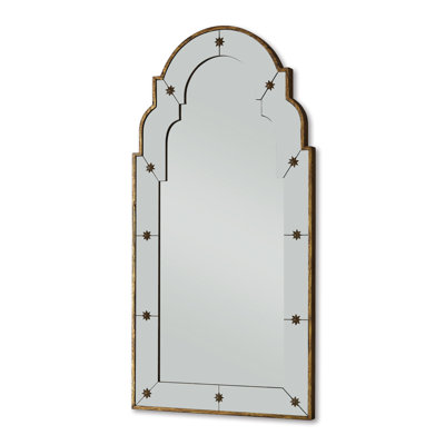 Star Solid Wood Beveled Mirror