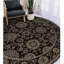 One-of-a-Kind 6' Round Wool Area Rug in