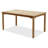 Anautica 6 - Person Wood Patio Dining Set with Rectangular Table