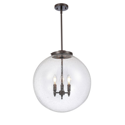 Luminaire suspendu simple à 3 lumières Frederick