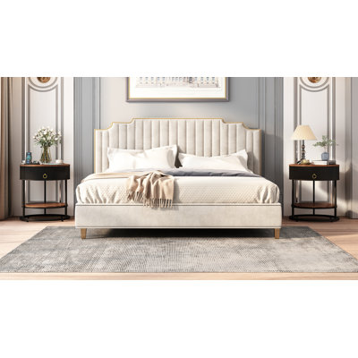 19.7'' W Metal Nightstand