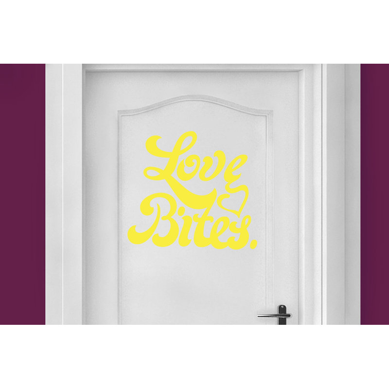 Wall Decal, Bright Yellow