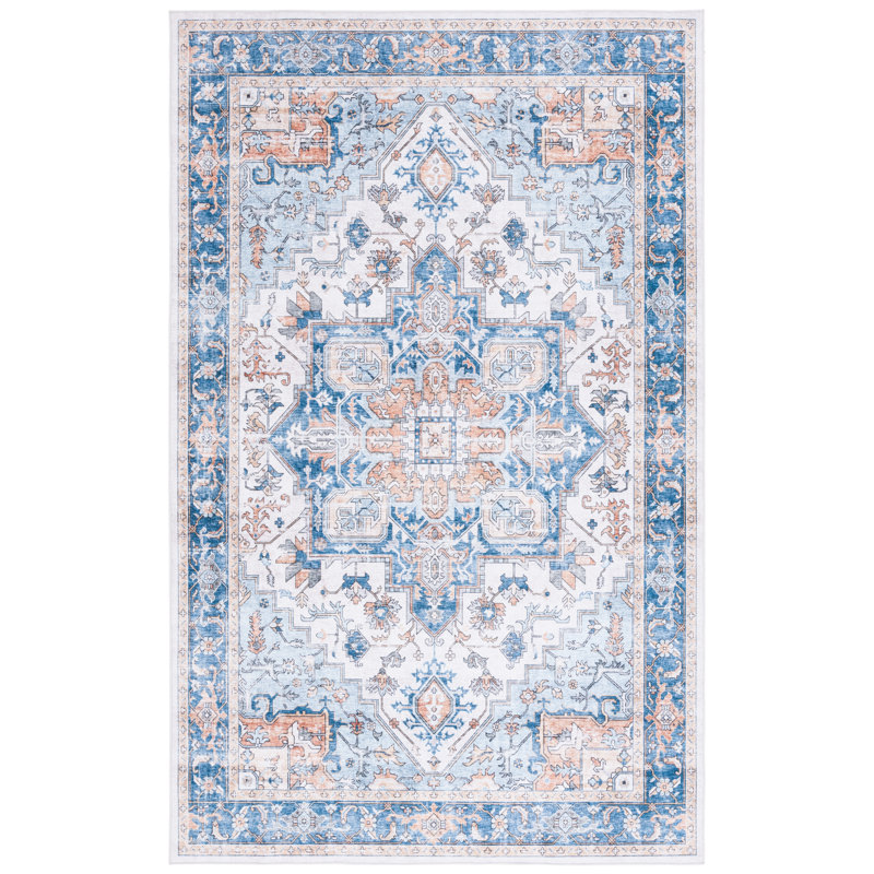 Maruin Performance Machine Washable Oriental Rug, Rectangle 6' x 9'