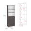 Bibliothèque standard H 71,1 "x l 74" Britnai-1731003022