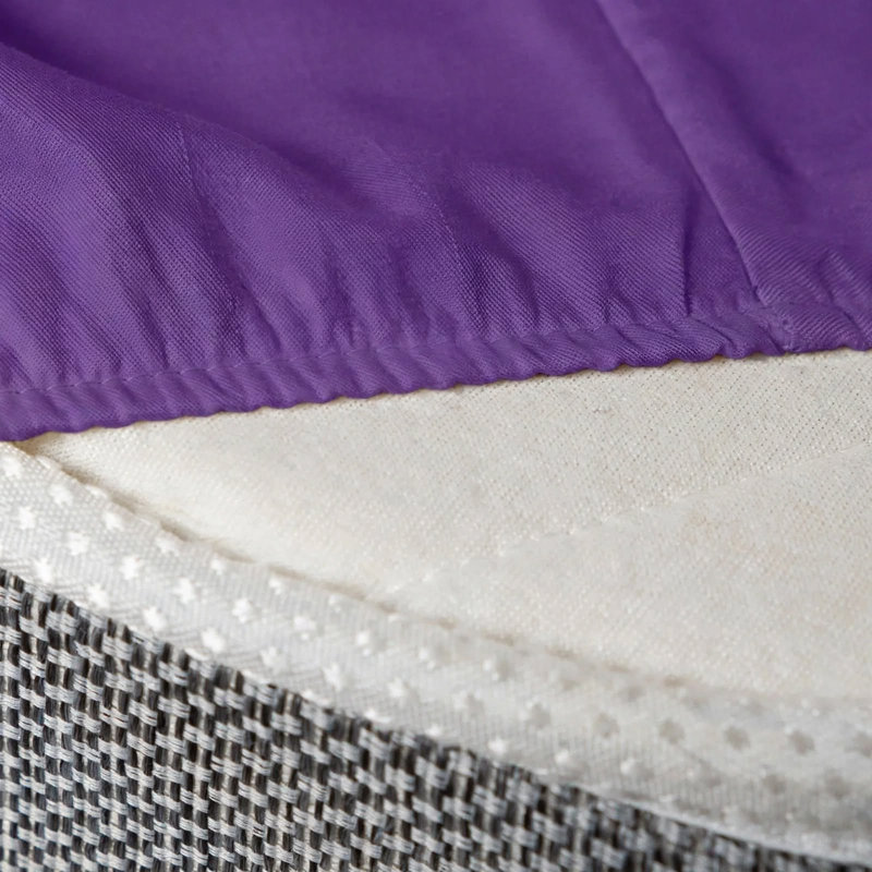 Ensemble de draps rafraîchissant et respirant Hotel Luxurious, Ensemble de draps pour lit simple + deux taies d'o, Mauve