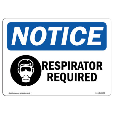 Masque respiratoire requis avec symbole
