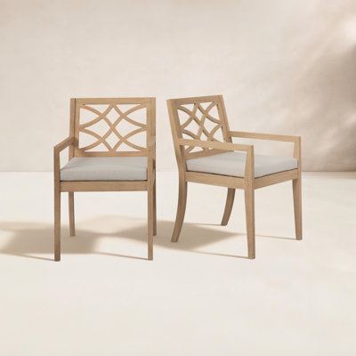 Morell Eucalyptus Patio Armchair