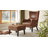 Gunner Hi-Back Upholstered Accent Chair With Ottoman-401455505-401455504