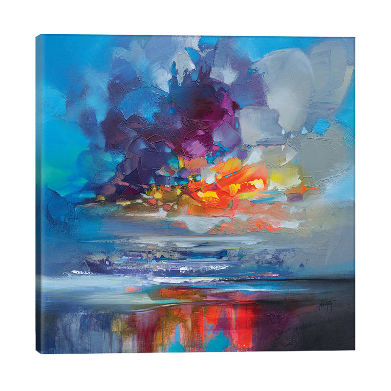 Arisaig Orange by Scott Naismith - Wrapped Canvas Painting, 45.72 cm H x 45.72 cm W x 1.91 cm D