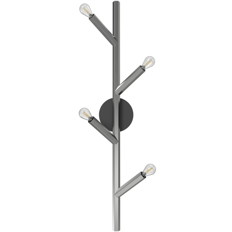 Oaks 4 - Light Wallchiere, Polished Nickel