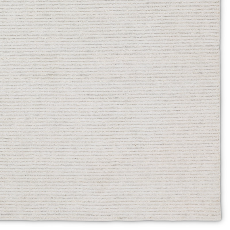 Striped Area Rug in Ivory, Rectangle 4' x 6'