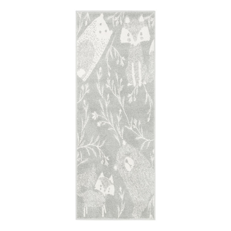 Whimsy Machine Woven Polypropylene Plastic Rug, Runner 2'2" x 6'1"