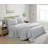 Swift Home Windowpane Plaid 7-Piece Reversible Microfiber Lightweight Bed-In-A-Bag Set-104223974-104223979