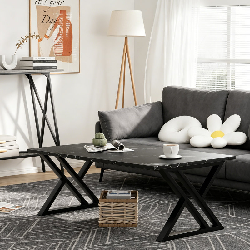 Coffee Table, Black, Black, Black