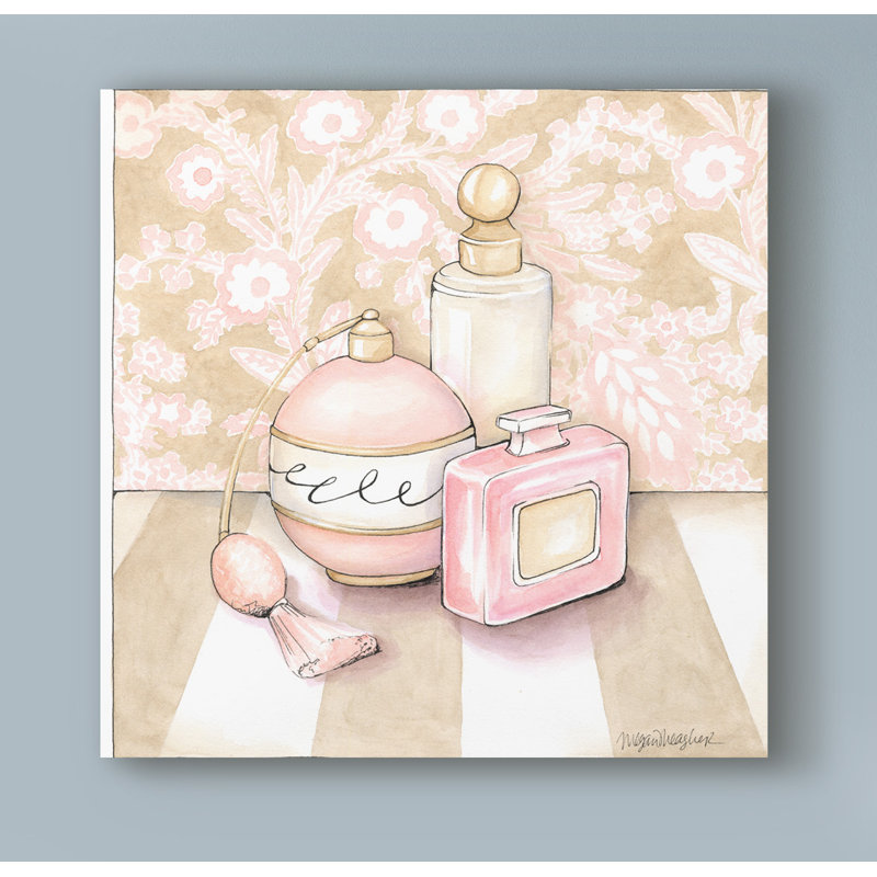 «Posh Powder Room III», reproduction d'impression sur toile tendue, H 18 po x l 18 po x P 2 po