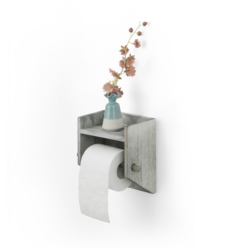 Porte-papier hygiénique mural Bernarda, Vert olive