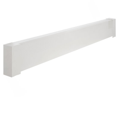 Baseboard Heater Covers, Basic Series 6 Ft Standard Electric Heating Unit Front Cover For Home Improvement, Heavy-Duty Steel, Easy Installation For Bedroom Replacing Old Cover, White