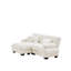 Canapé modulaire Couch, canapé 2 places avec 4 coussins, canapé rembourré avec repose-pieds convertible, canapé moderne pour la maison