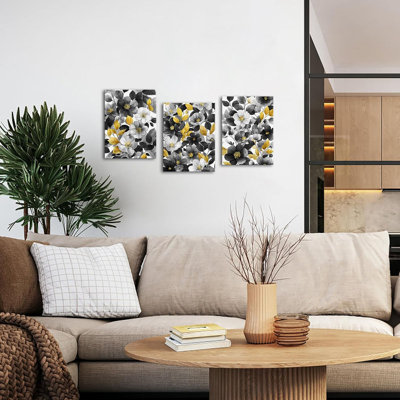 3 Piece Wrapped Canvas Wall Art