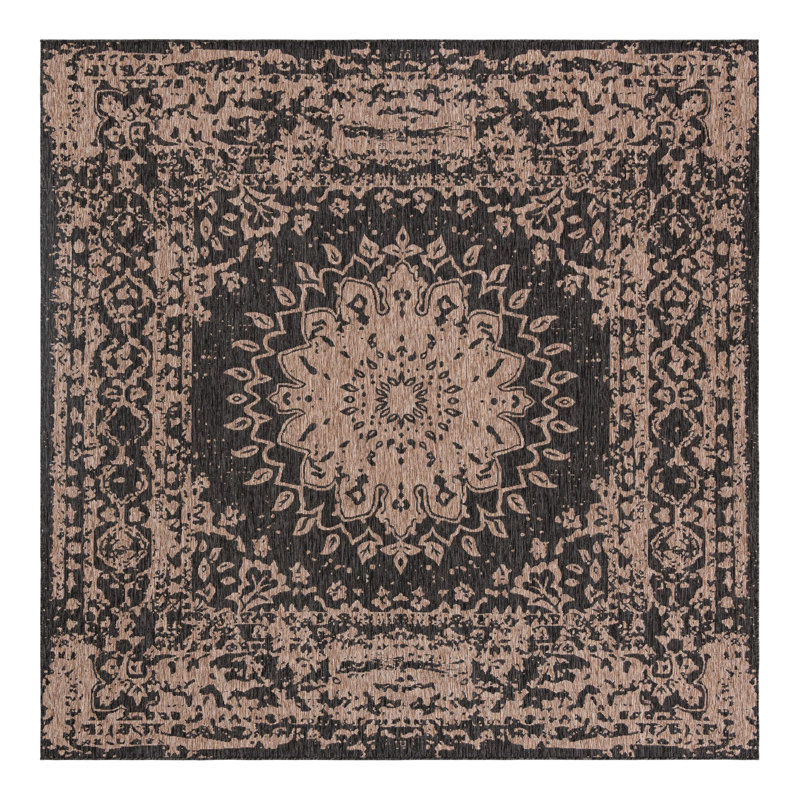 Ornate Lamotte Indoor/Outdoor Area Rug, Square 10'