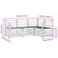 185.5cm Wide Patio Sectional Set