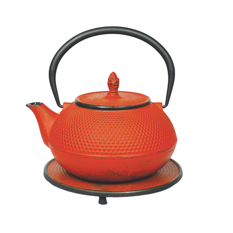 Cloelia 1.2 L Stovetop Safe Teapot, Chimney Red