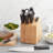 KitchenAid® Classic 12-Piece Block Set with Built-in Knife Sharpener, Natural