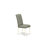 9 Piece Dining Set Includes a Rectangle Dining Room Table with X-Legs and 8 Gray Linen Fabric Upholstered Parson Chairs, Linen White-2007912776