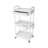 3 Tier Rolling Utility Cart With Drawer,Storage Cart,Rolling Cart Storage Organizer With Iron Wheels-1138648361
