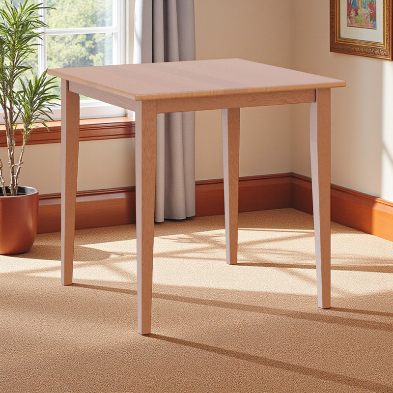 Phoebe  Square Dining Table, Light Oak 