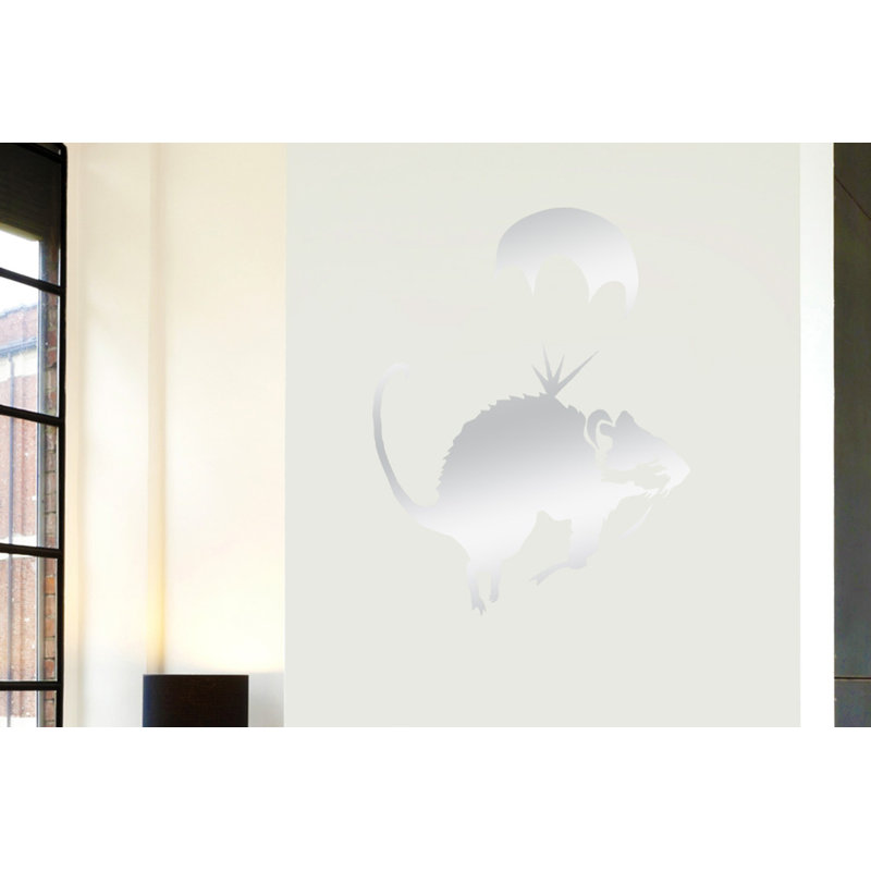 Animals Wall Decal, Shiny Silver, Medium