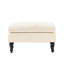 28.65In Deep With Pillow Top - Ideal For Extra Seating Cream Fabric Radiant Brightens Living Room