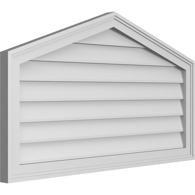 Ventilé à pignon non-fonctionnel Signature, H 22 po x l 38 po x P 1,5 po