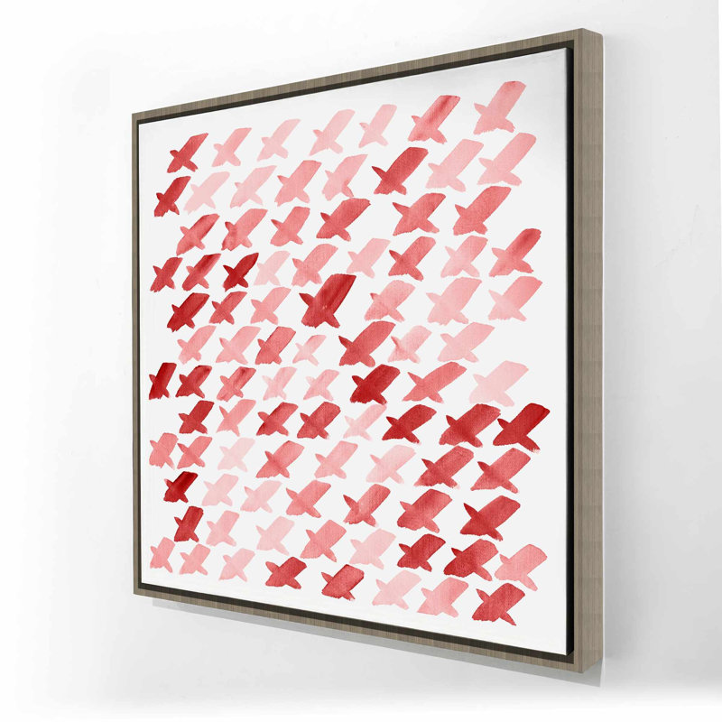 Toile de chambre rouge | Art encadré X X Red