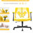 Modern Armrest Office Chair, Computer Desk Chair with Wheels-2027357876