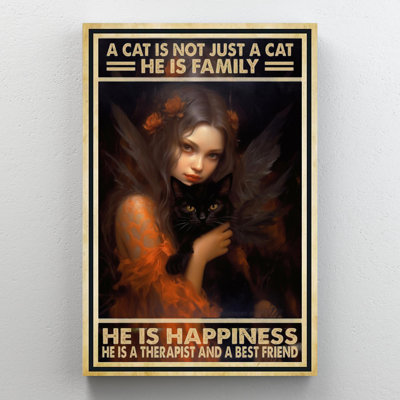 «A Cat Is Not Just A Cat On», impression sur toile