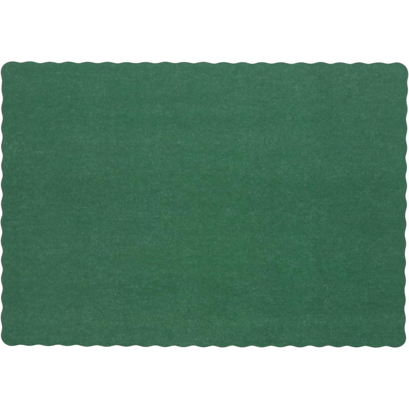 Napperon jetable, paquet de 1000, L 13,7 po x l 9,9 po, Vert
