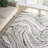 Abani Rugs Meidinger Abstract Grey Green Swirl Area Rug-1550052858