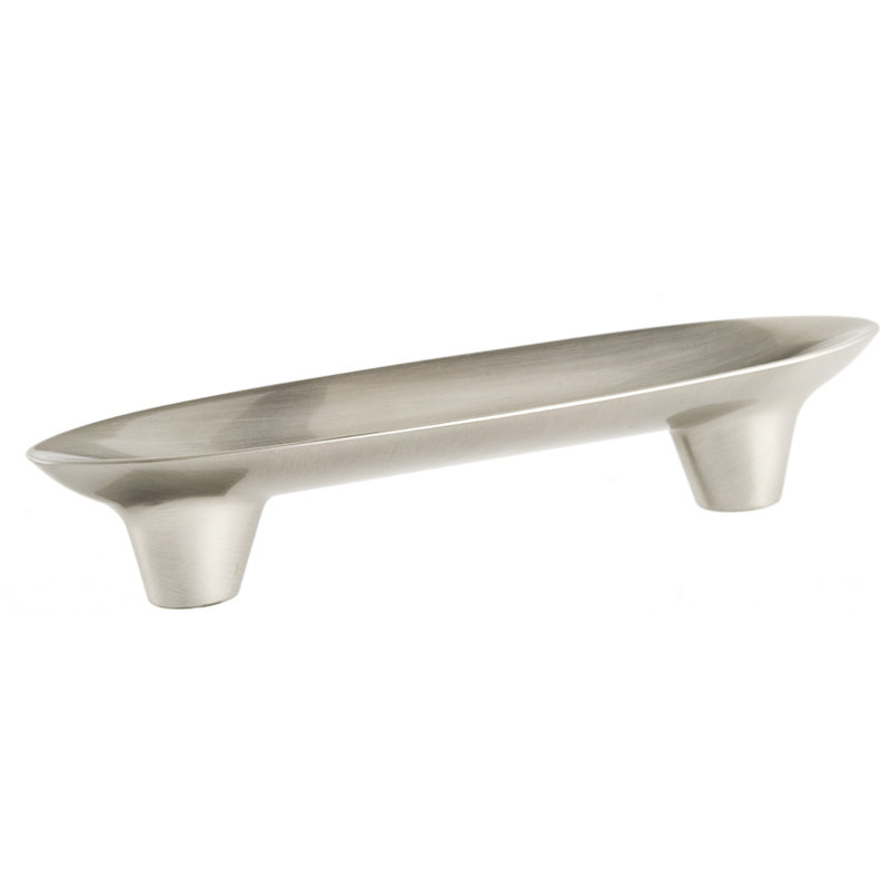 Lotus 3 1/2" Center to Center Bar Pull, Satin Nickel