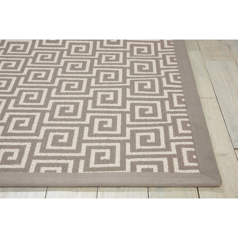 Kennett Geometric Indoor / Outdoor Rug, Rectangle 5' x 8'