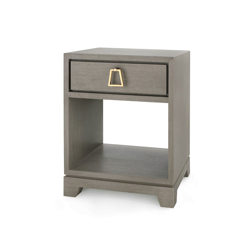 Stanford End Table, Taupe Gray