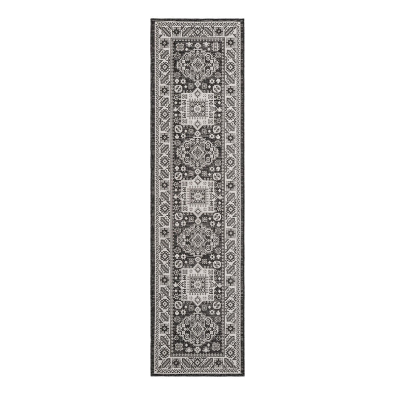 Outdoor Chand Area Rug Stone Color, Runner 2'7" x 10'