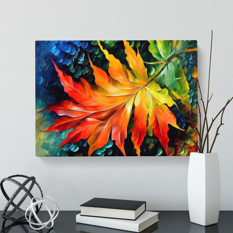 Fern Leaf Colours Vol.2 - Wrapped Canvas, 35cm H x 50cm W x 3cm D
